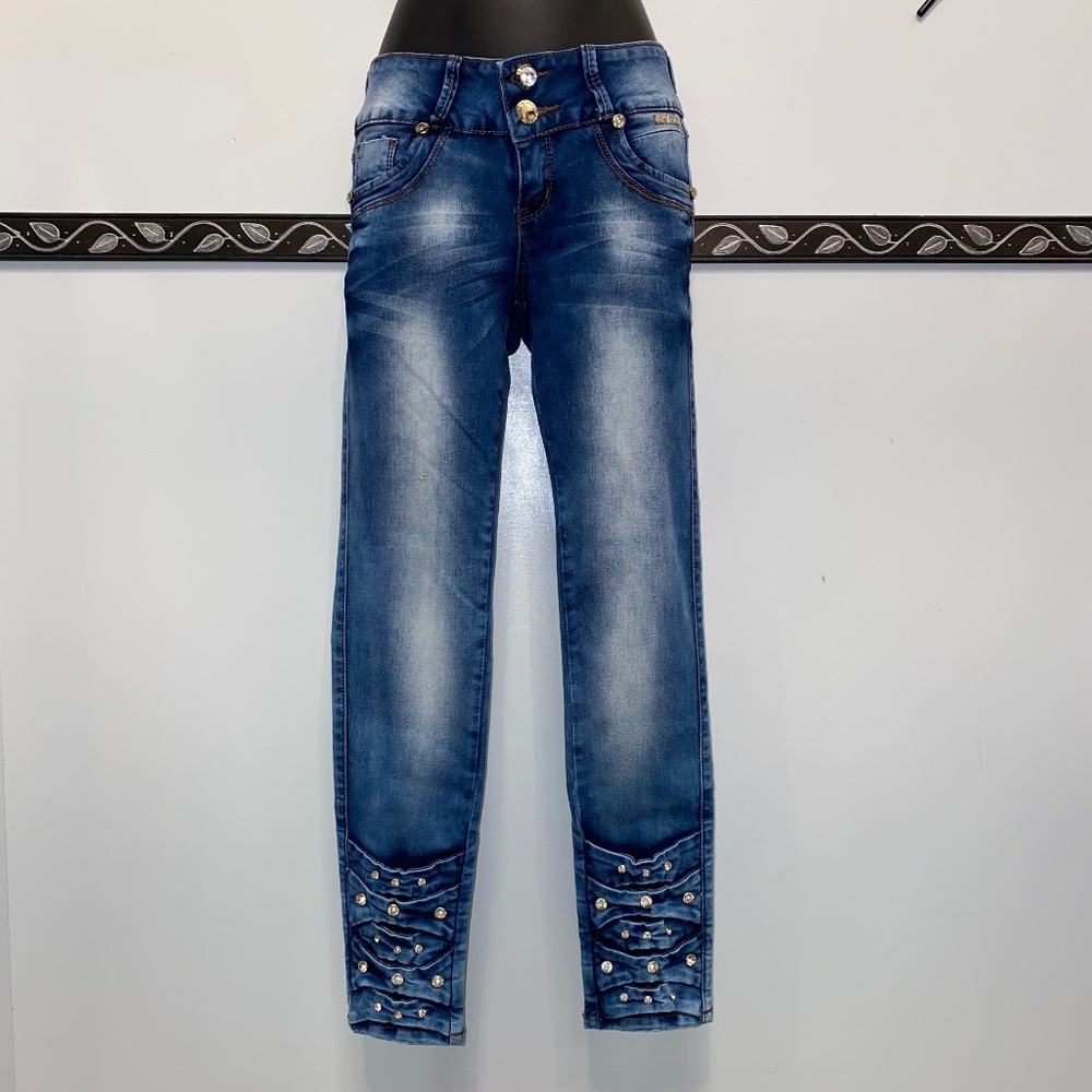 Embellished Skinny Jeans